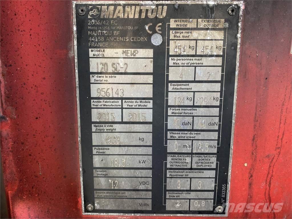 Manitou 120SC Makasli platformlar
