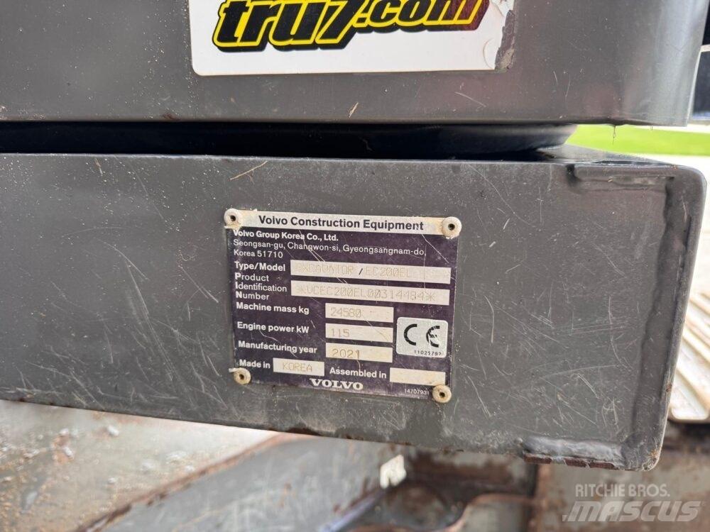 Volvo EC200EL Paletli ekskavatörler