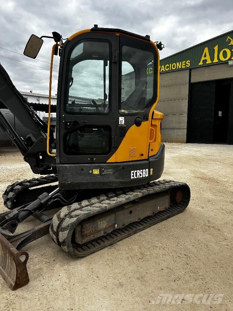 Volvo ECR 58 D Mini ekskavatörler, 7 tona dek