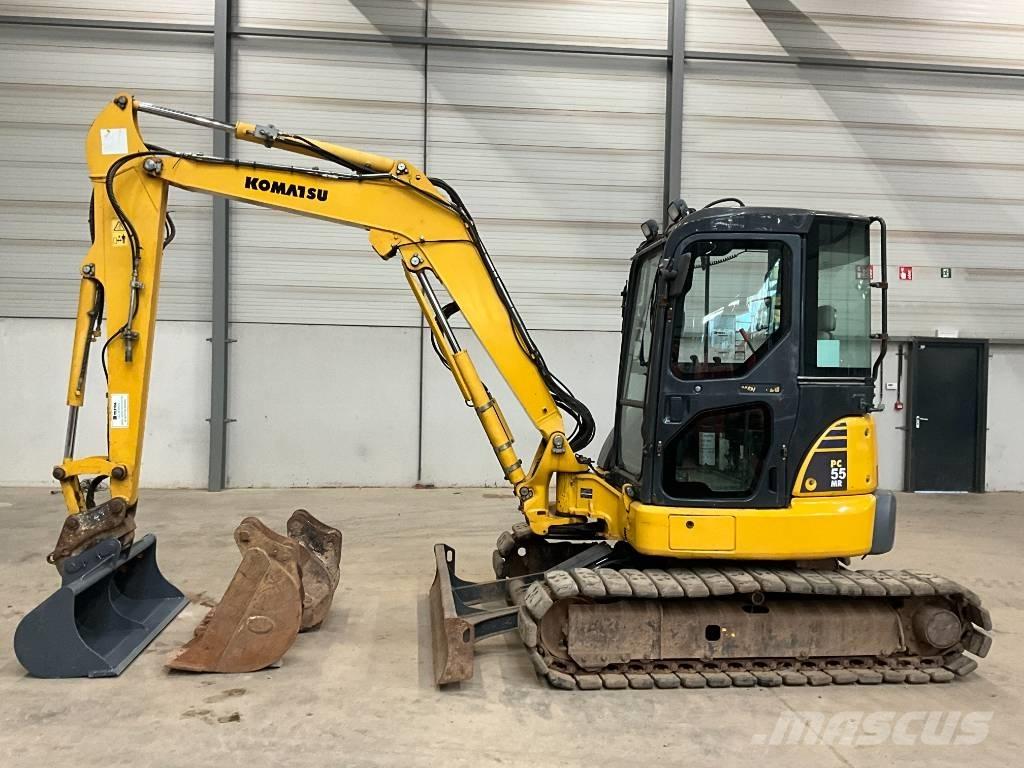 Komatsu PC 55 MR-3 Mini ekskavatörler, 7 tona dek