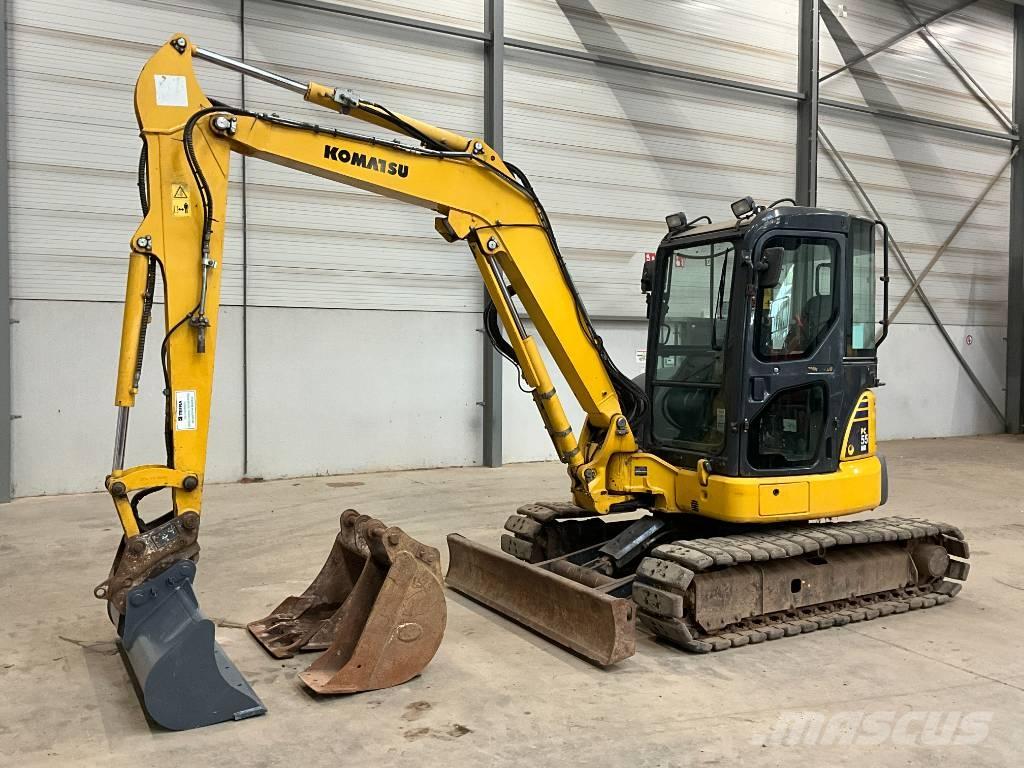 Komatsu PC 55 MR-3 Mini ekskavatörler, 7 tona dek