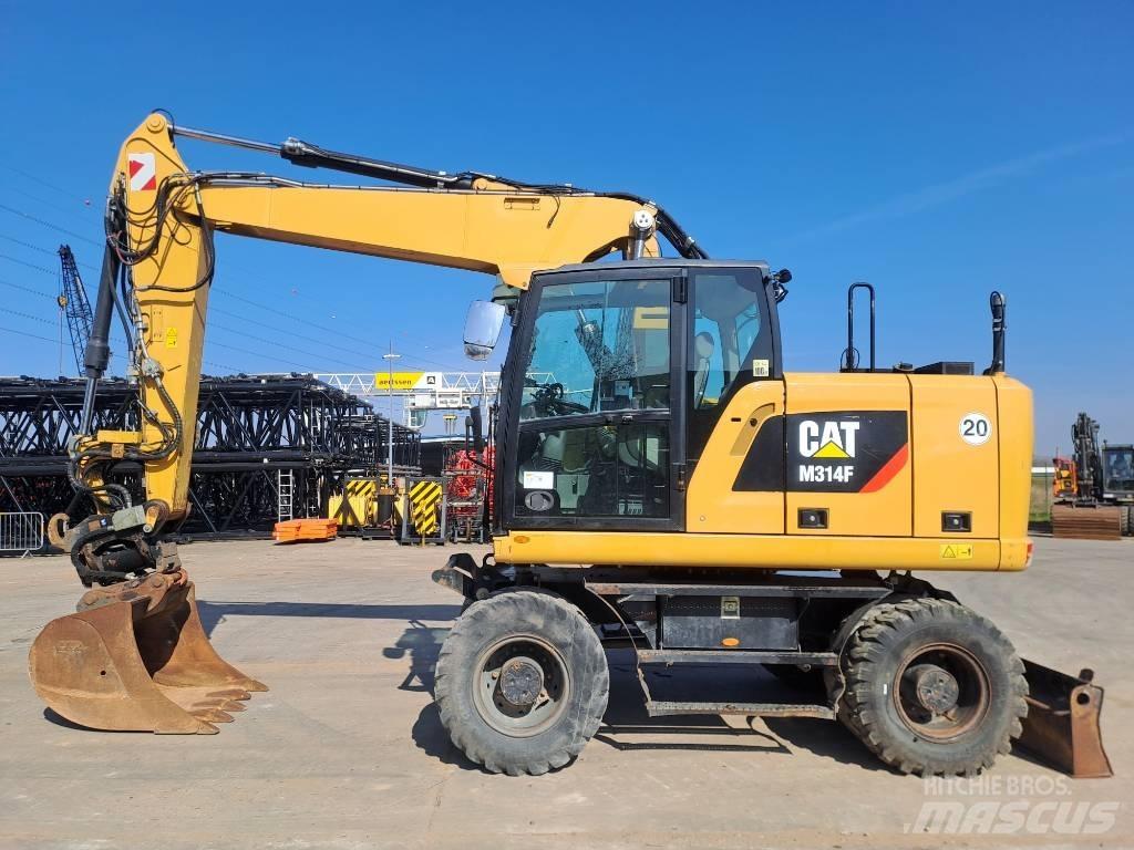 CAT M314F Lastik tekerli ekskavatörler