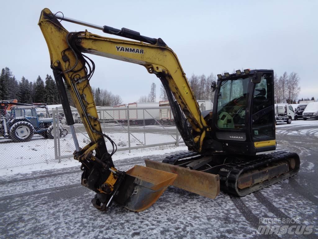 Yanmar Vio 80 Paletli ekskavatörler