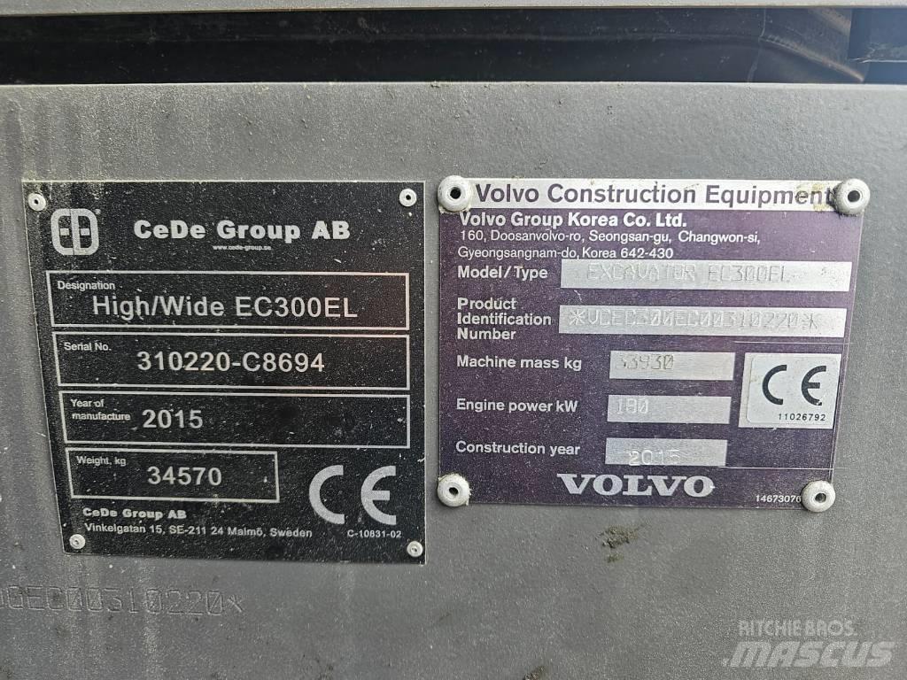 Volvo EC 300 EL Paletli ekskavatörler