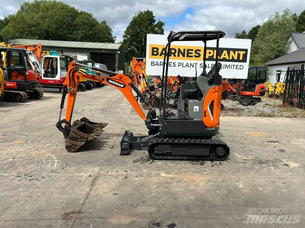 Doosan DX17Z Mini ekskavatörler, 7 tona dek