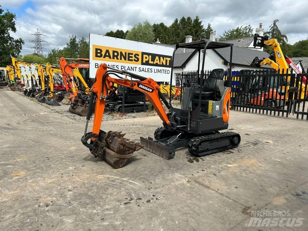 Doosan DX17Z Mini ekskavatörler, 7 tona dek