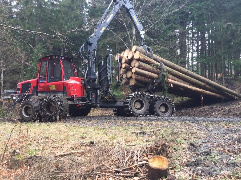 Komatsu 875 Tomruk yükleyici traktörler