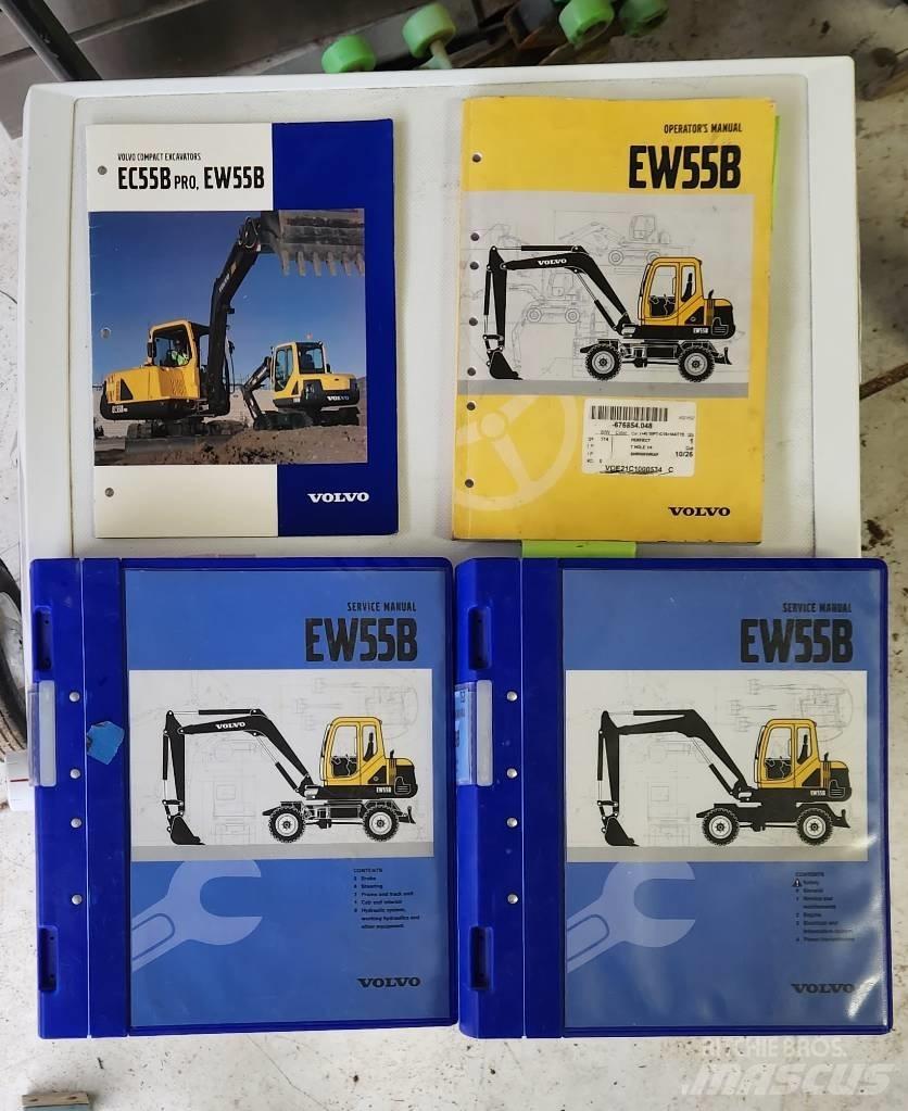 Volvo EW55B Lastik tekerli ekskavatörler