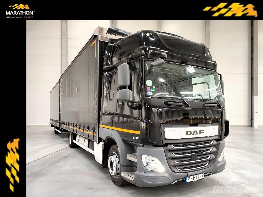 DAF CF 370 FA Kayar tenteli kamyonlar