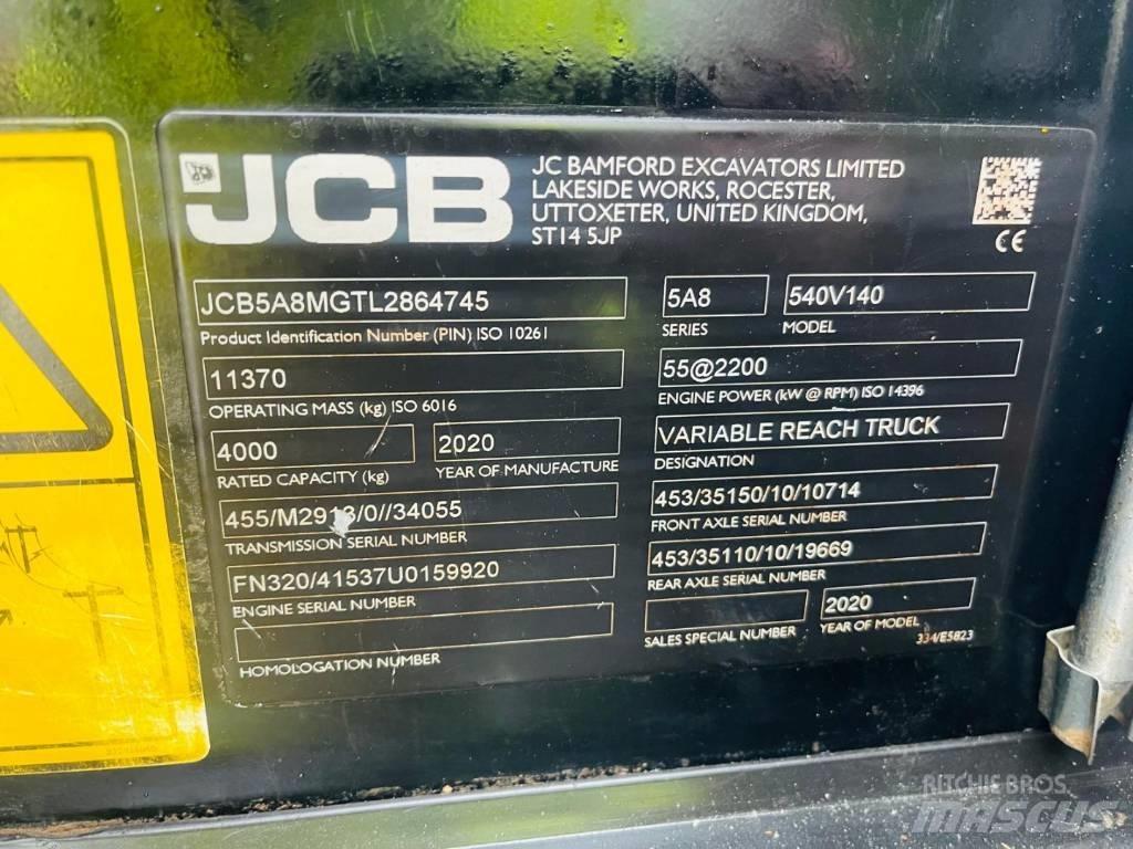 JCB 540-140 Teleskopik yükleyiciler