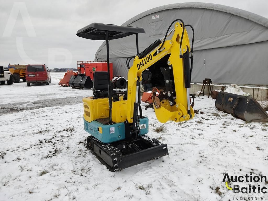 Digmaster DM100 Mini ekskavatörler, 7 tona dek