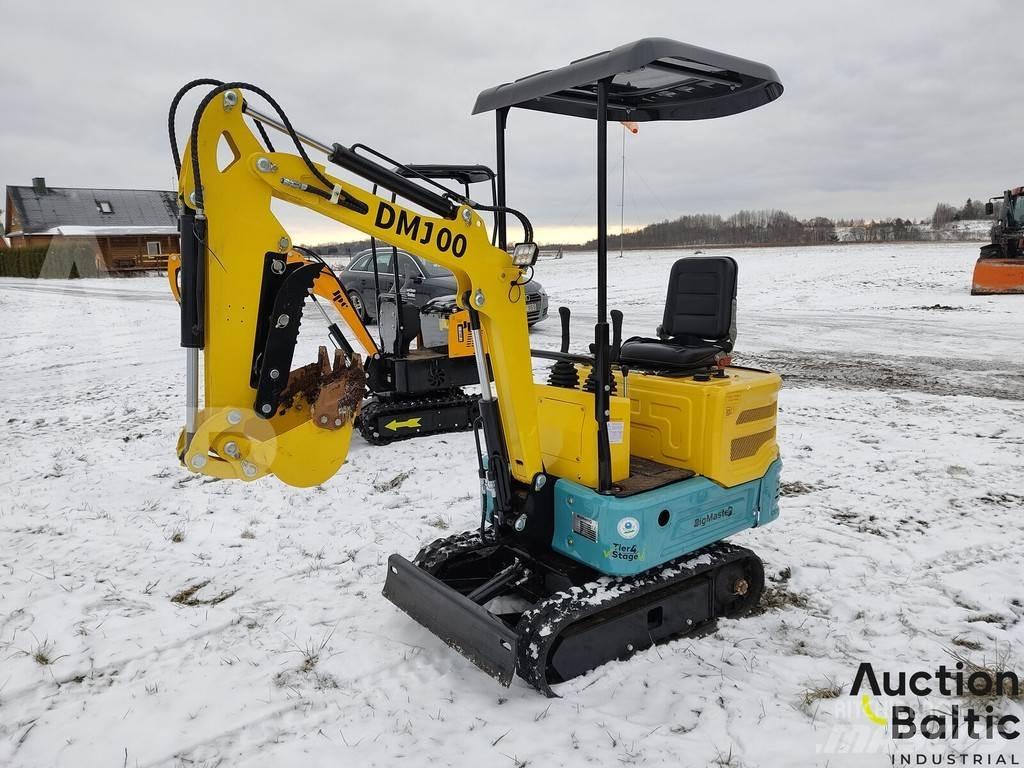 Digmaster DM100 Mini ekskavatörler, 7 tona dek