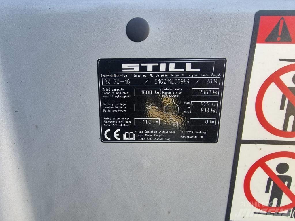 Still RX20-16 Elektrikli forkliftler