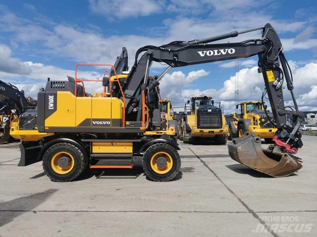 Volvo EW160E Lastik tekerli ekskavatörler