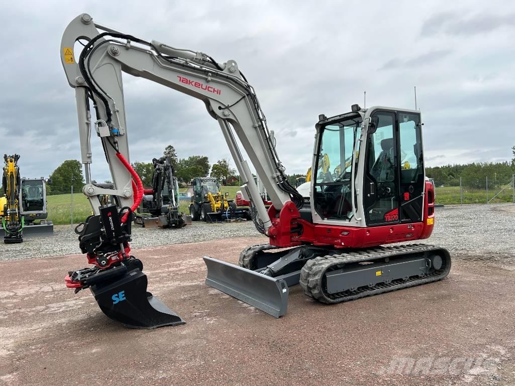 Takeuchi TB370 Mini ekskavatörler, 7 tona dek