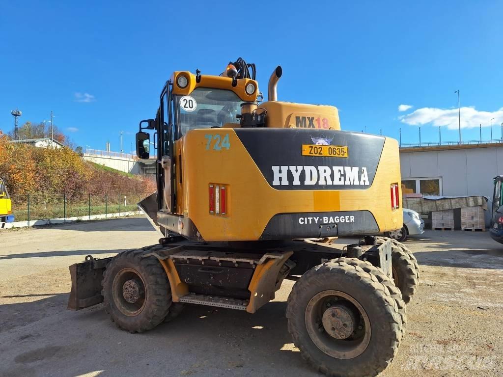 Hydrema MX 18 Lastik tekerli ekskavatörler