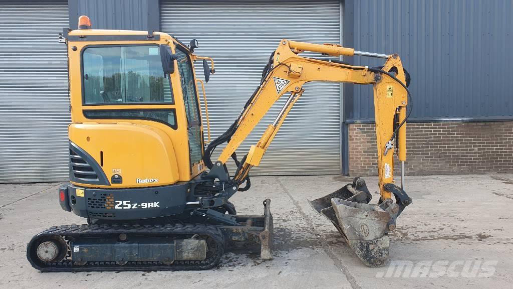 Hyundai R25Z-9 AK Mini ekskavatörler, 7 tona dek