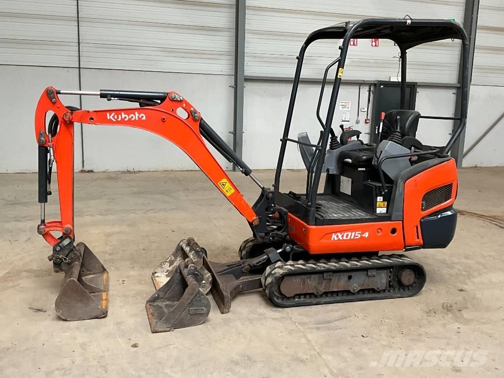 Kubota KX 015-4 Mini ekskavatörler, 7 tona dek