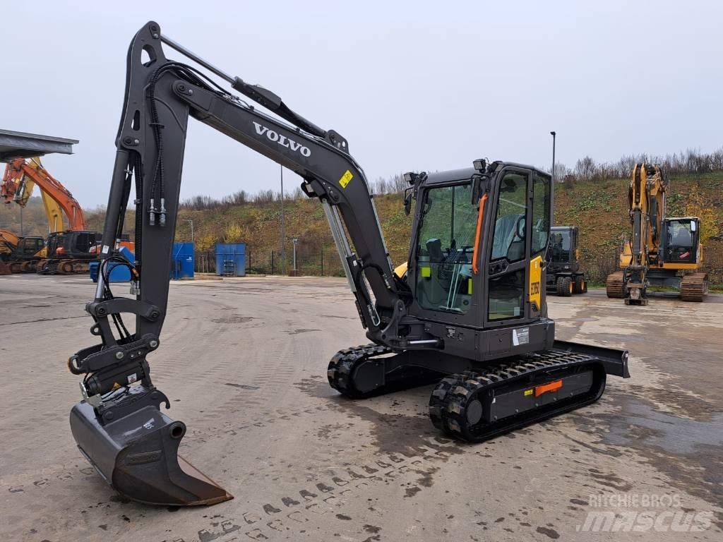 Volvo ECR50F Mini ekskavatörler, 7 tona dek