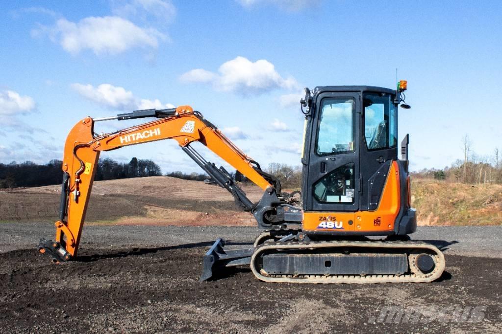 Hitachi ZX48U Mini ekskavatörler, 7 tona dek