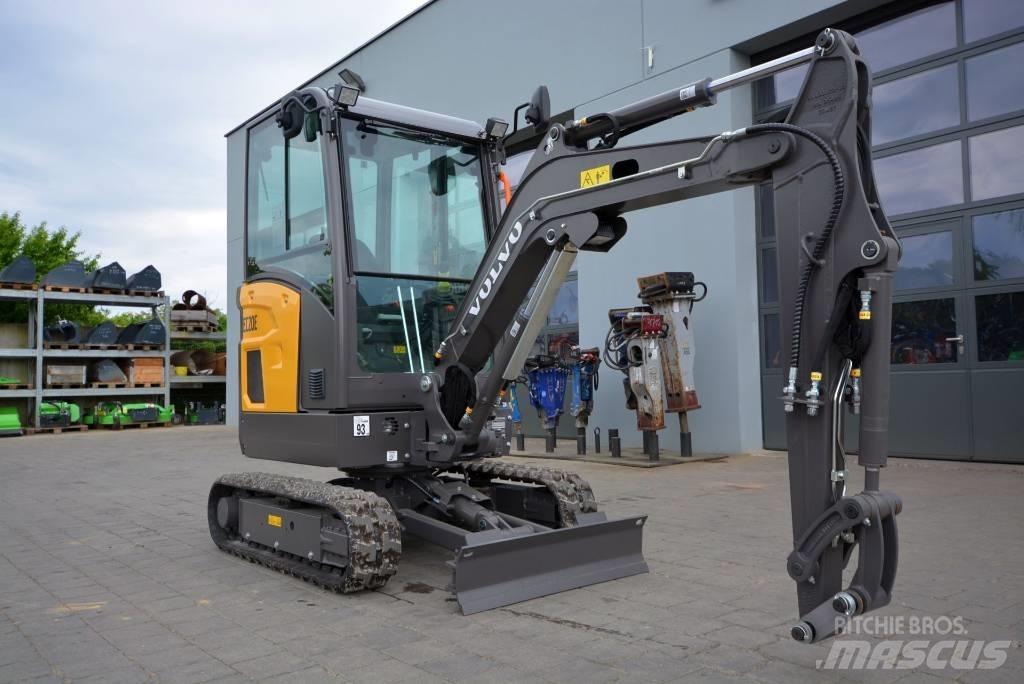 Volvo EC 20 E Mini ekskavatörler, 7 tona dek