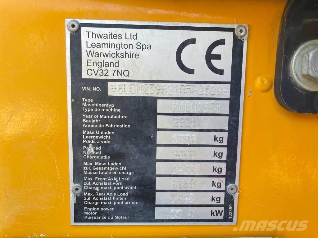 Thwaites MACH 2390 Belden kirma kamyonlar