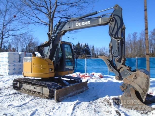 John Deere 75G Paletli ekskavatörler