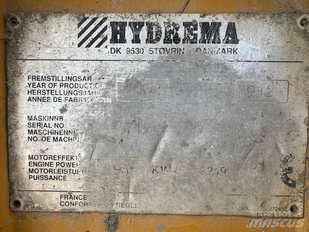 Hydrema 912 Belden kirma kamyonlar