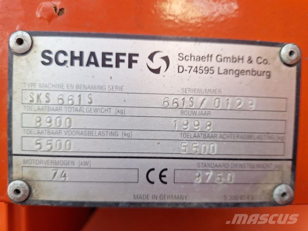 Schaeff SKS 661 Tekerlekli yükleyiciler
