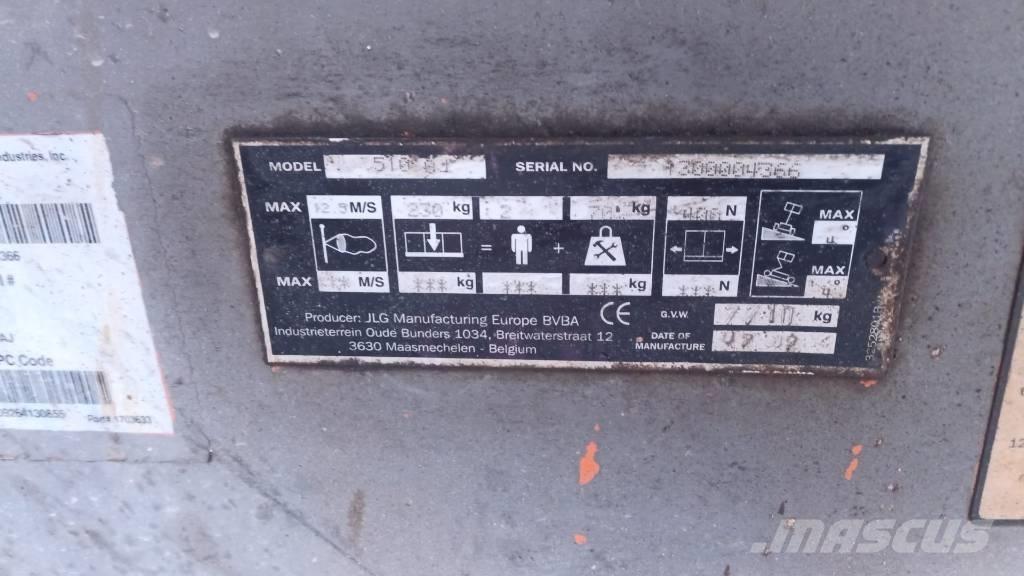 JLG 510 AJ Körüklü personel platformları
