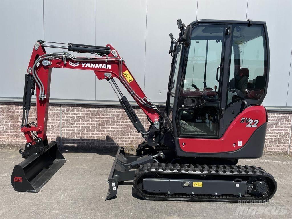 Yanmar SV22 Mini ekskavatörler, 7 tona dek
