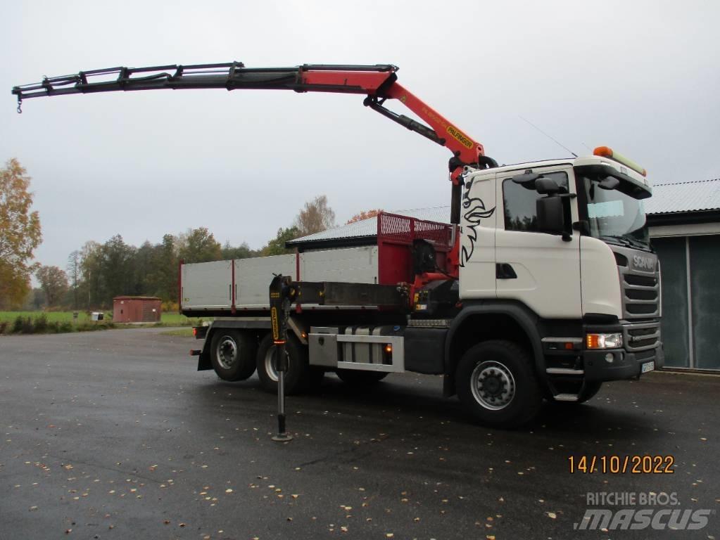 Scania G490cb6x4*4 Araç üzeri vinçler