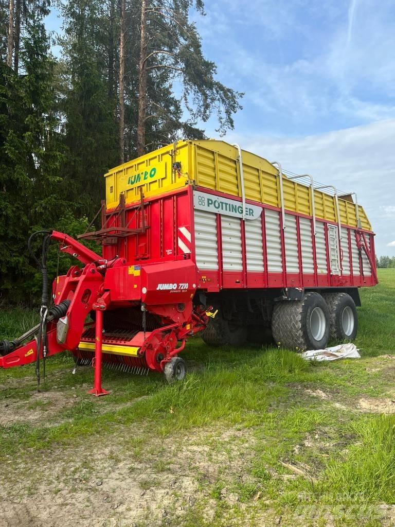 Pöttinger Jumbo 7210 Kendi yükler römorklar