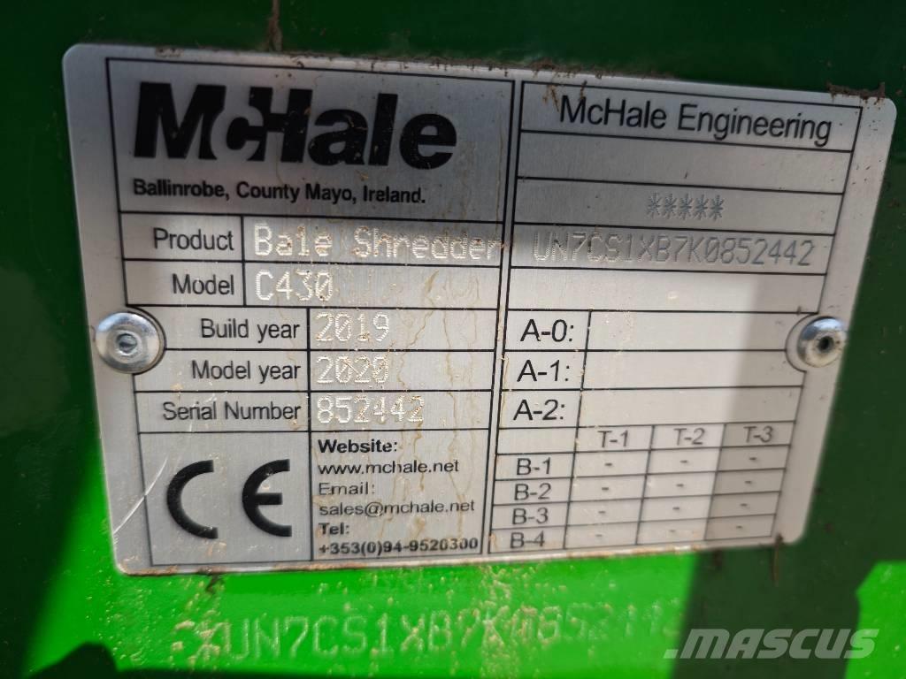 McHale C 430 Balya ögütücü, kesici ve açicilar