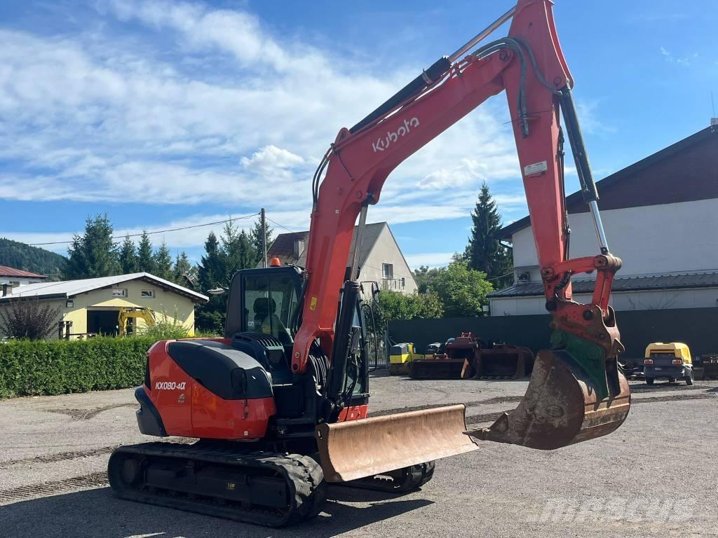 Kubota KX080 Midi ekskavatörler 7 - 12 t