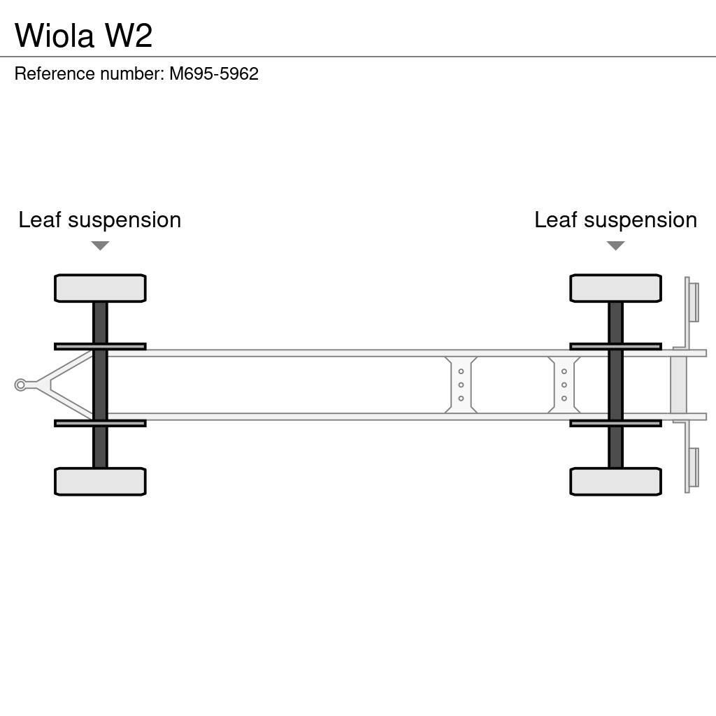 Wiola W2 Flatbed römorklar