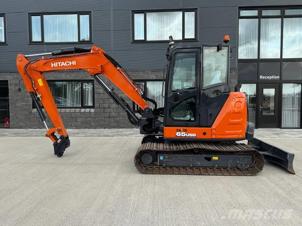 Hitachi ZX 65 USB-6 Mini ekskavatörler, 7 tona dek