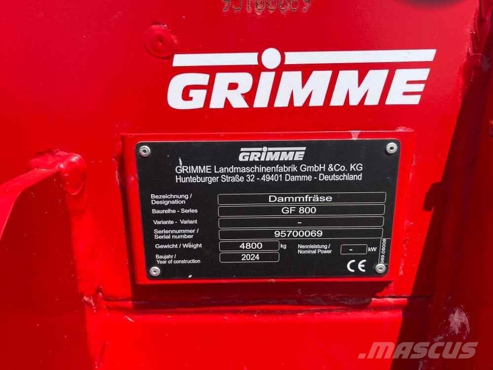 Grimme GF 800 Patates ekipmanları - Diğer
