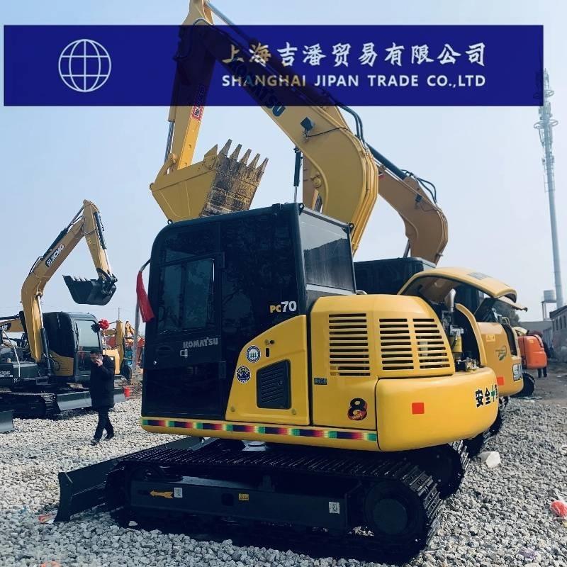Komatsu PC 70 Mini ekskavatörler, 7 tona dek
