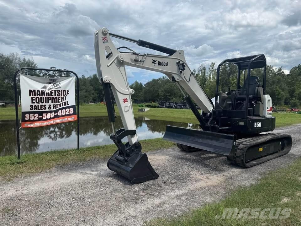 Bobcat E 50 Mini ekskavatörler, 7 tona dek