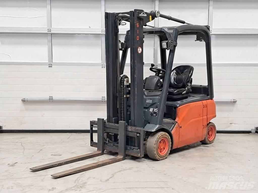 Linde E16P-01 Elektrikli forkliftler