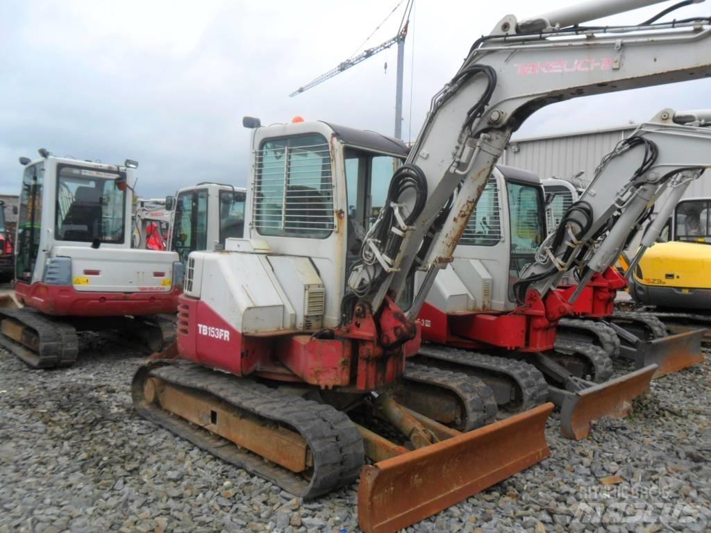 Takeuchi TB153FR Mini ekskavatörler, 7 tona dek