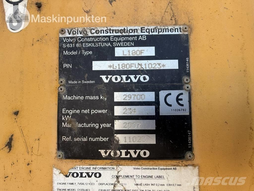 Volvo L 180 F Tekerlekli yükleyiciler