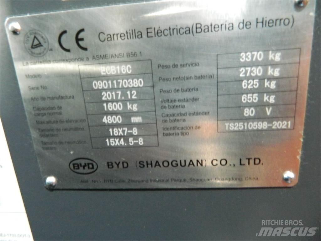  ECB16C Elektrikli forkliftler