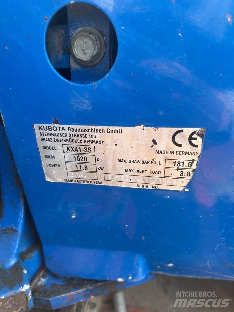 Kubota KX 41-3 S Mini ekskavatörler, 7 tona dek