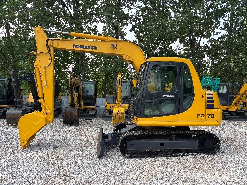 Komatsu PC 70 Mini ekskavatörler, 7 tona dek