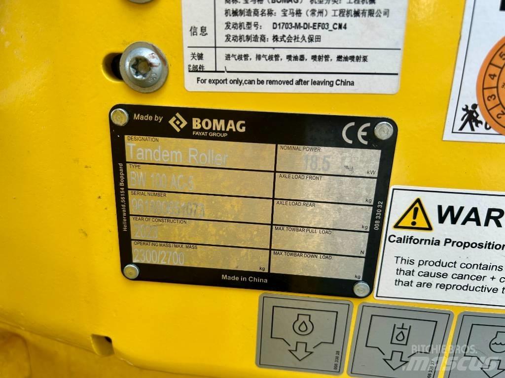 Bomag BW 100 AC-5 Çift tamburlu silindirler