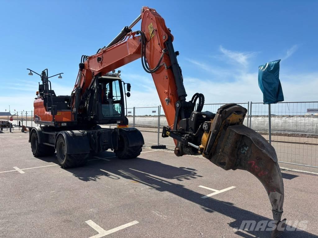 Doosan DX 160 W Lastik tekerli ekskavatörler