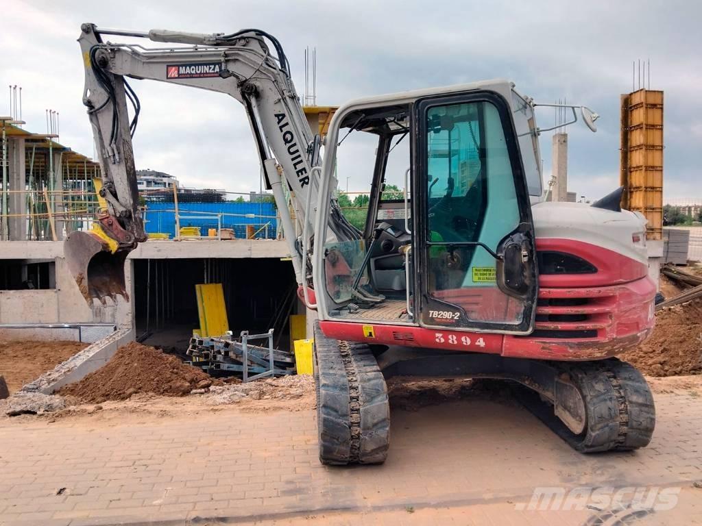 Takeuchi TB290 Mini ekskavatörler, 7 tona dek