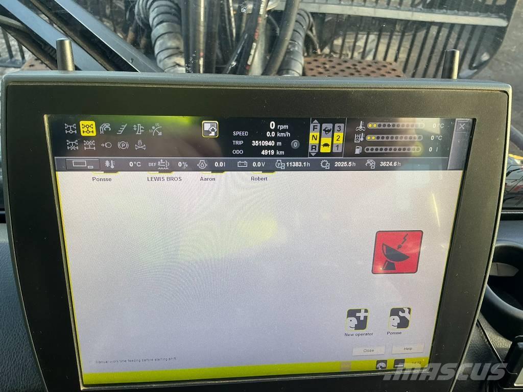 Ponsse Wisent 8W Tomruk yükleyici traktörler